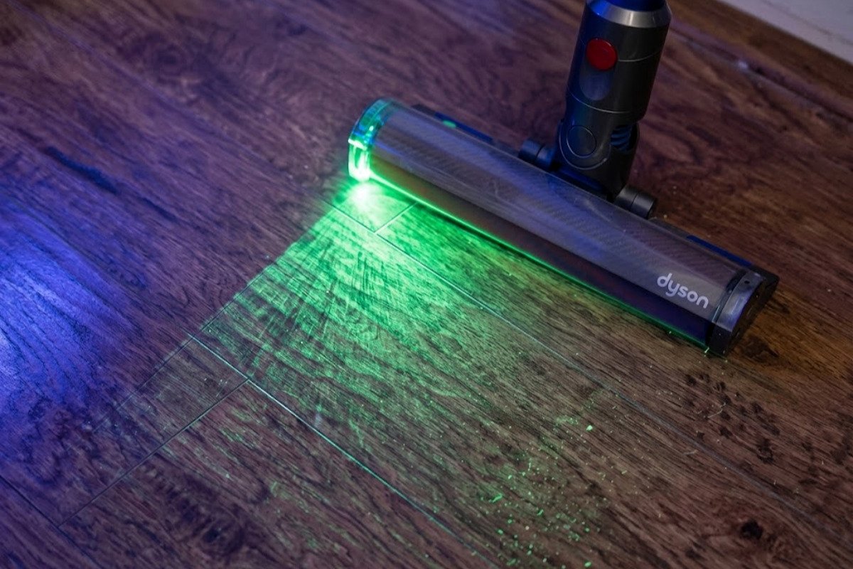 Vacuum cleaner branding with LED lights